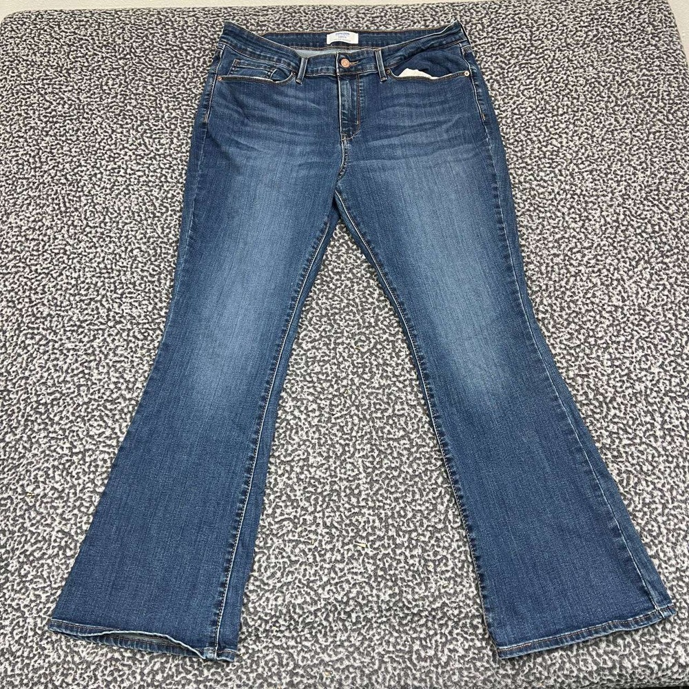 Denizen from Levi's Jeans Women 33x30 Blue High Rise Wide Leg Denim Pants Faded